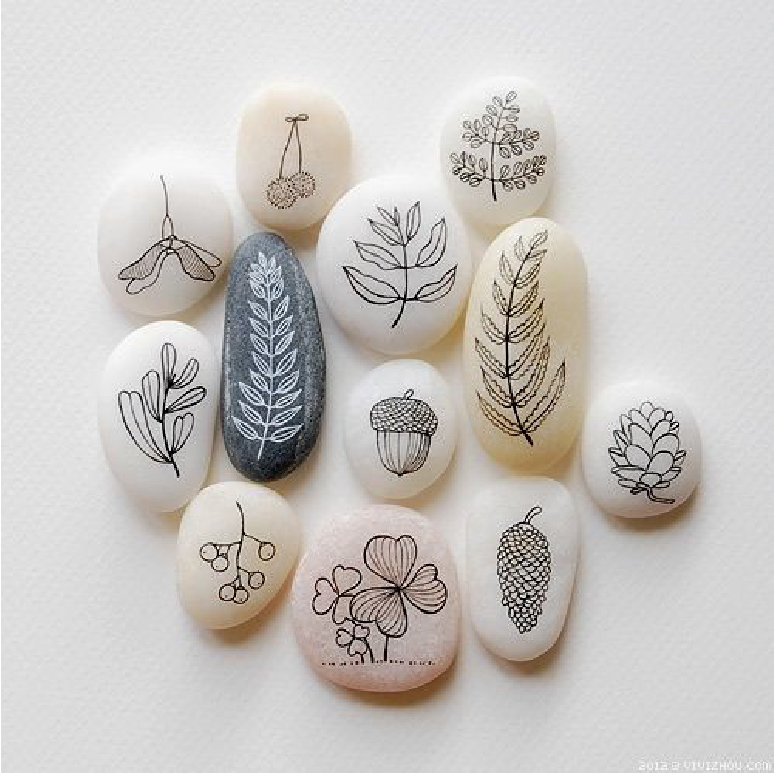 How to create stone art painting