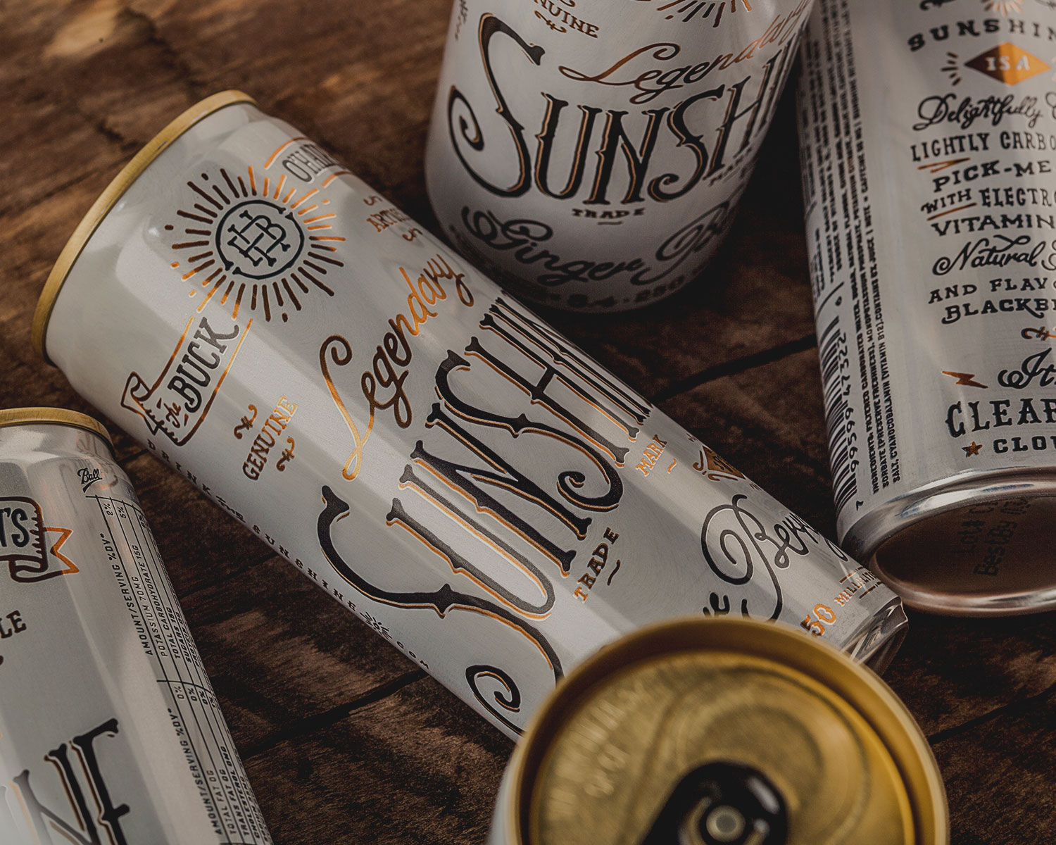 Creative Typography Packaging with Buck O’Hairen’s Sunshine