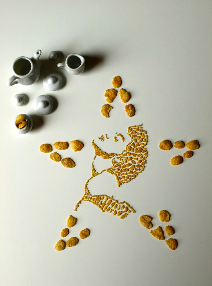 Extraordinary Of Unique Art And Made From Cornflakes