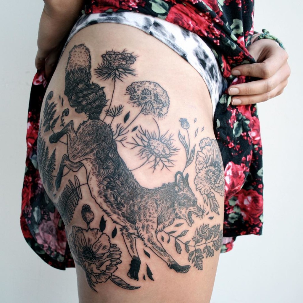 Animals tatto idea for women