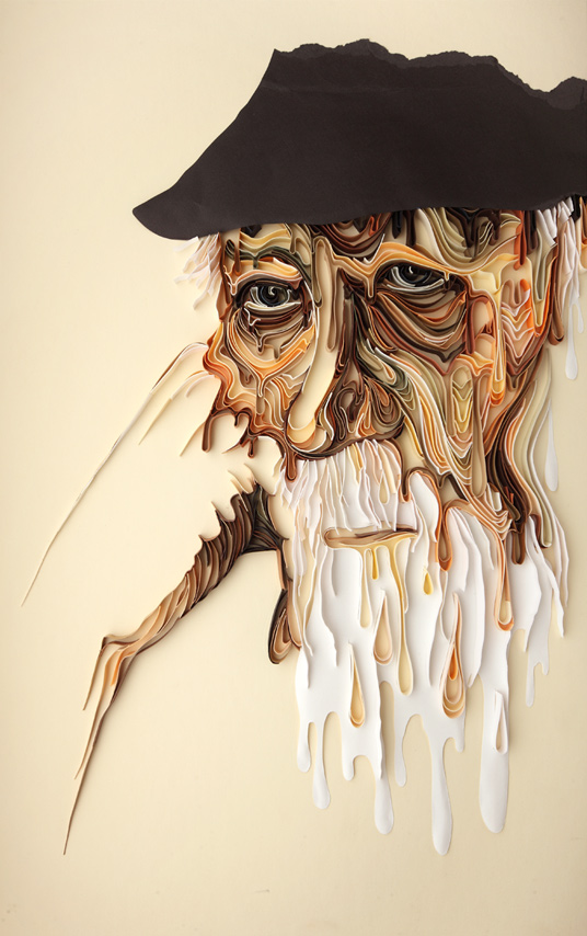 Beauty Quilling Paper Art Work by Yulia Brodskaya