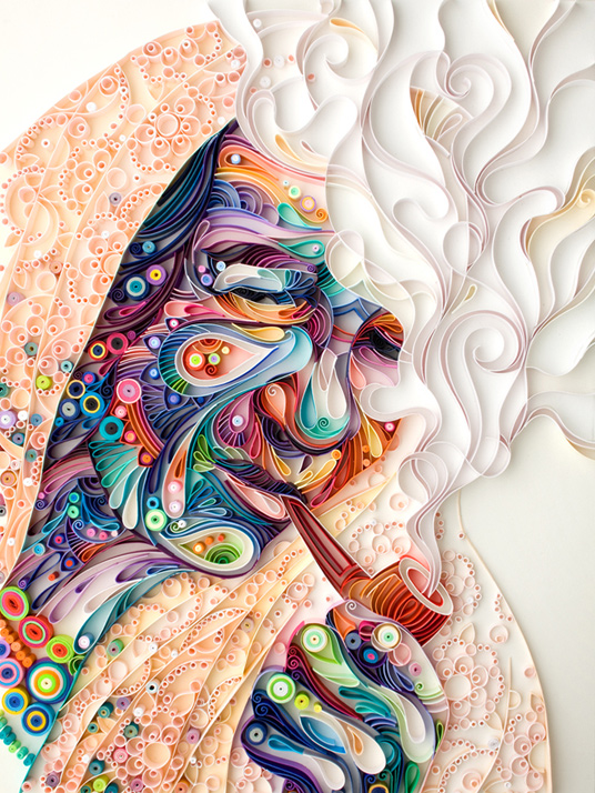 Detailed Quilling Paper Art Work by Yulia Brodskaya 02