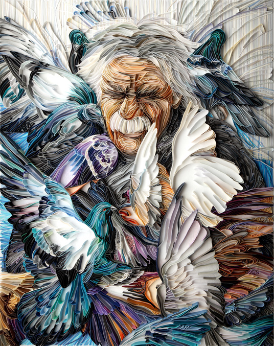 Detailed Quilling Paper Art Work by Yulia Brodskaya