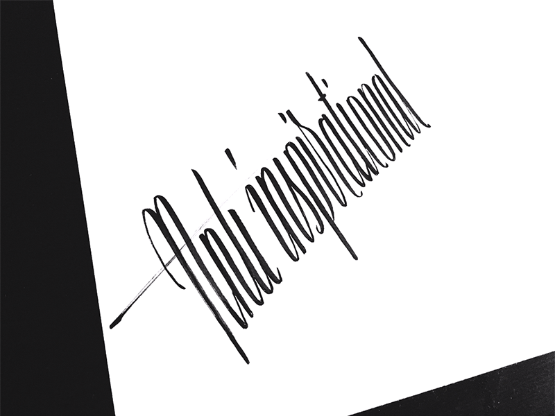 Creative Hand Lettering Fonts Design by Tadas For Sure
