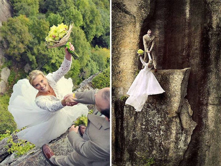 Extreme and Dramatic Wedding Photography by Philbrick Photography