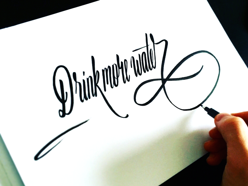 Fancy Hand Lettering Fonts Design by Tadas For Sure 01