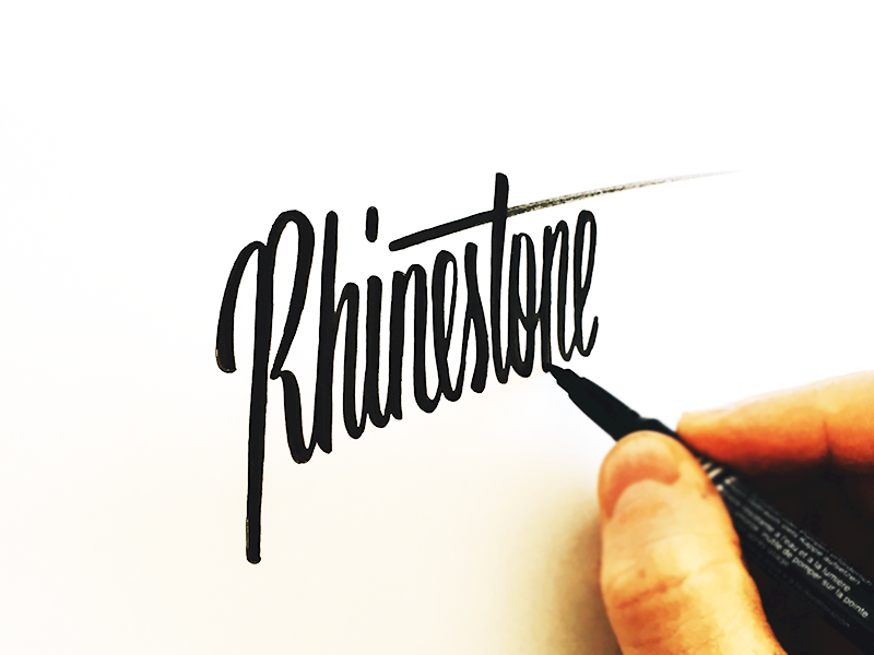 Fancy Hand Lettering Fonts Design