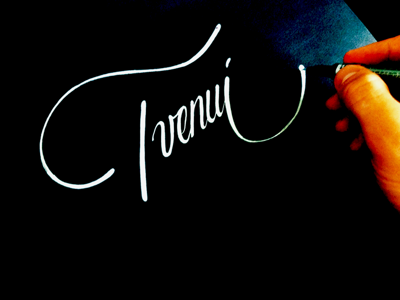 Minimalist Hand Lettering Design by Tadas For Sure