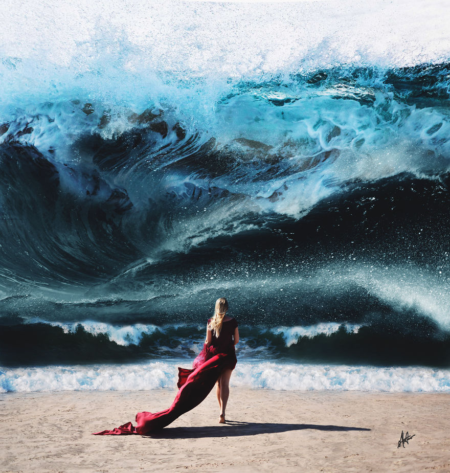 Surreal Photography : The Connection Between Humans And Nature In Self-Portraits