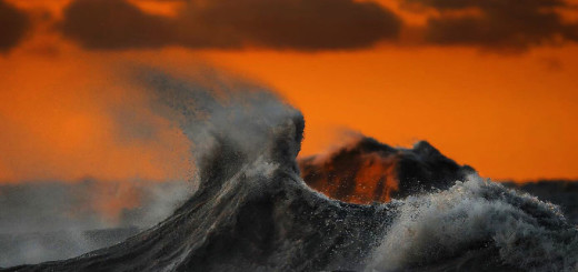 The Freak Liquid Mountains Of Lake Erie by Dave Sandford