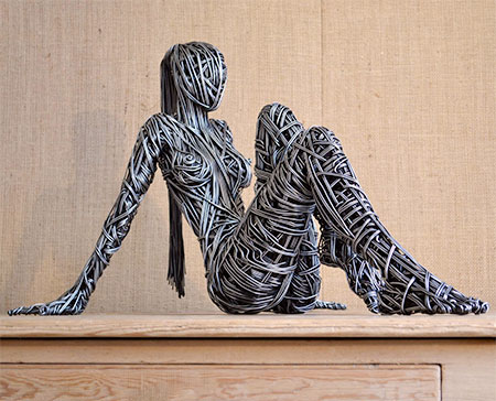 Creative Wire Sculpture Art by Richard Stainthorp