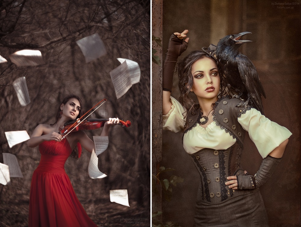 Glamorous Female Portraits Photography by Galiya Zhelnova