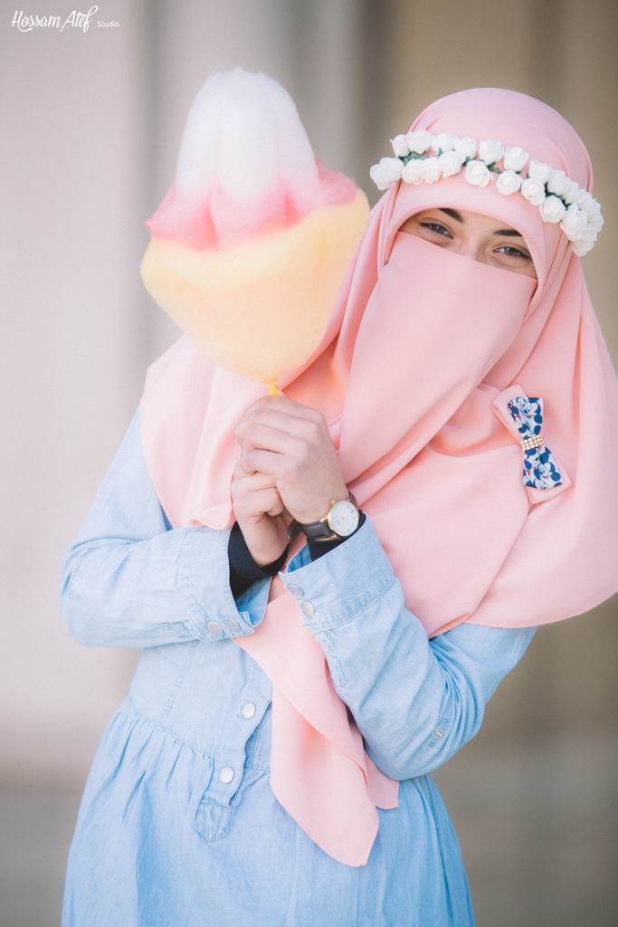 Beautiful Photoshoot Muslim Girl in Niqab
