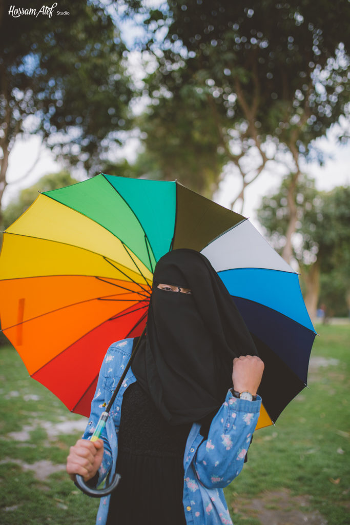 Beauty Photoshoot Muslim Girl in Niqab