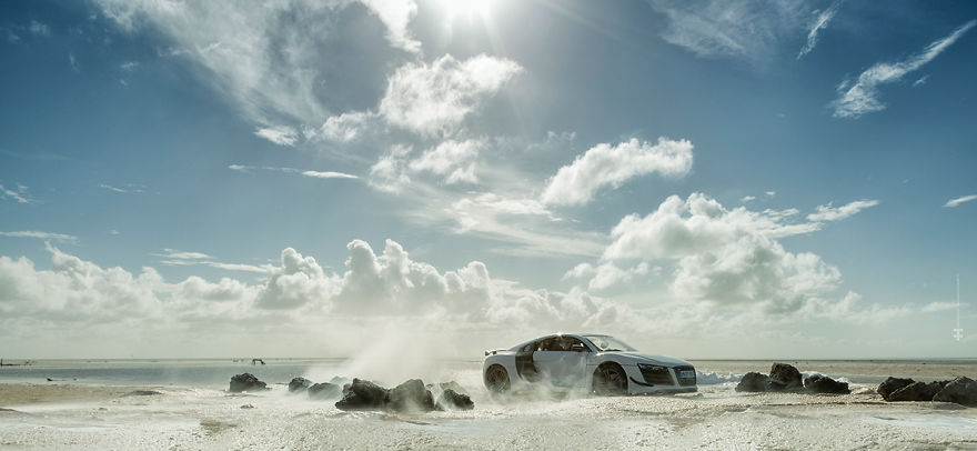 Felix Hernandez Rodriguez Uses a Miniature Audi R8 to Capture Their $160,000 Real Life Car