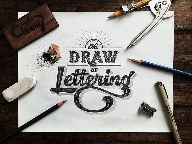 Hand Lettering Inspiration by Colin Tierney
