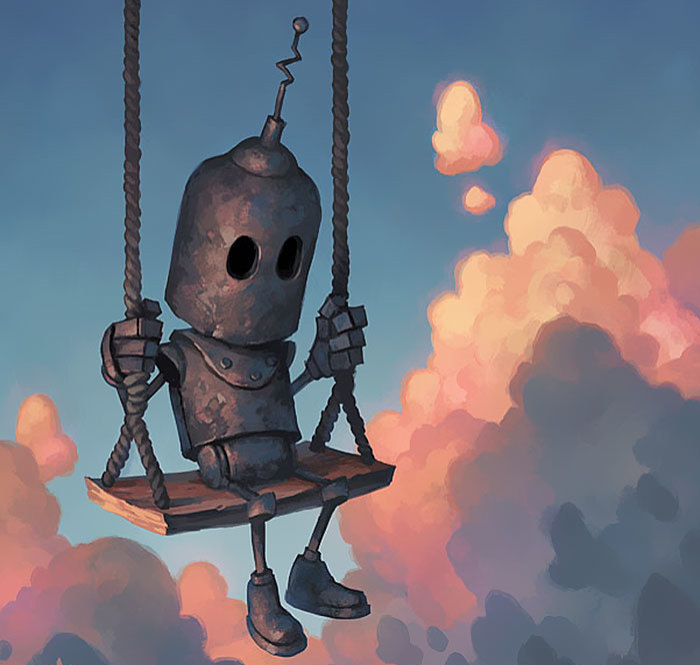 Lonely Robots Experiencing The Quiet Wonder Of The World (Part 2)