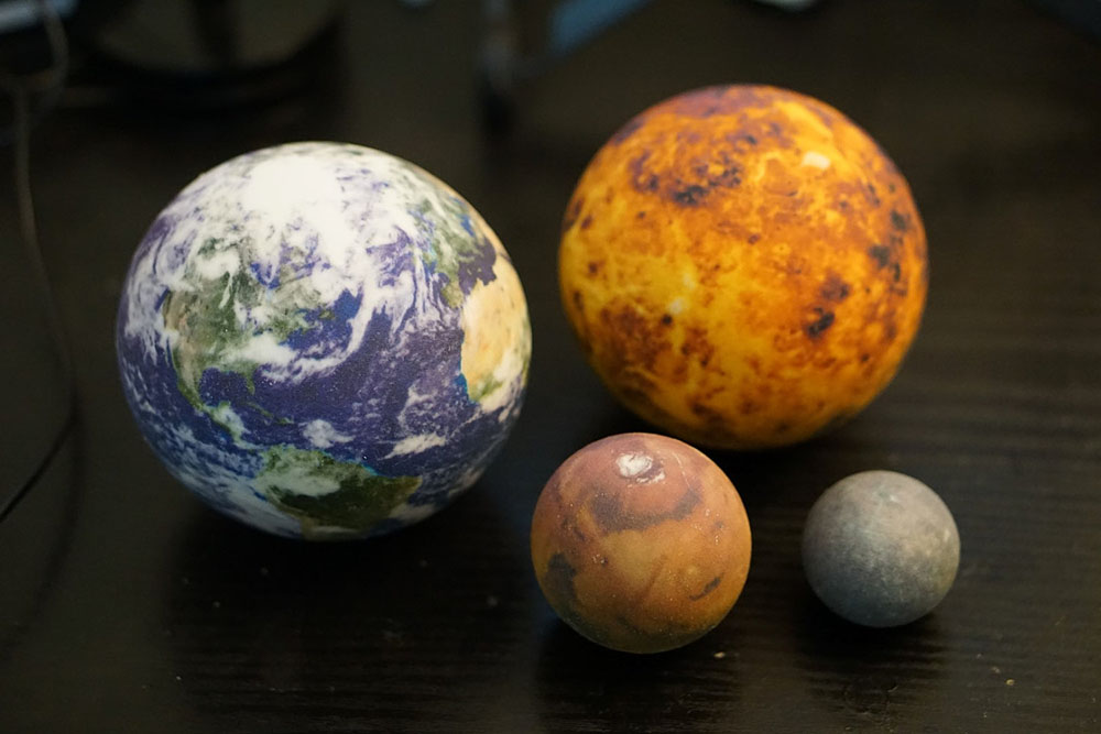 3D-Printed Solar Systems, Moons and Planets for Your Desktop