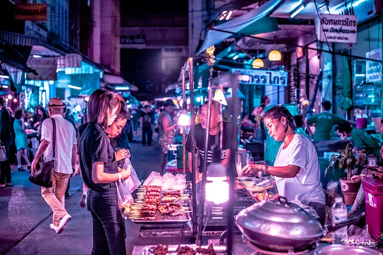 Bangkok Glow Neon Street Photography By Xavier Portela
