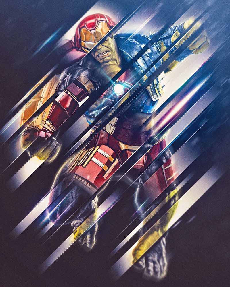 Avengers: Wonderful Infinity War Fan Art by masaolab