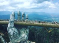 Amazing Giant Hands Bridge In Vietnam