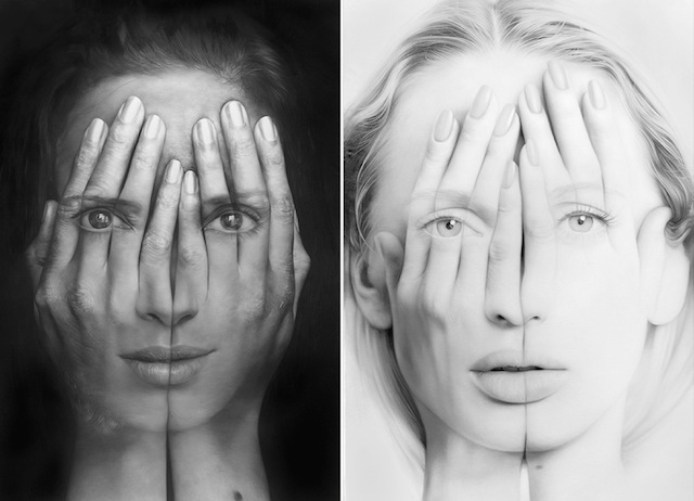 Realistic Double Exposure Paintings Art