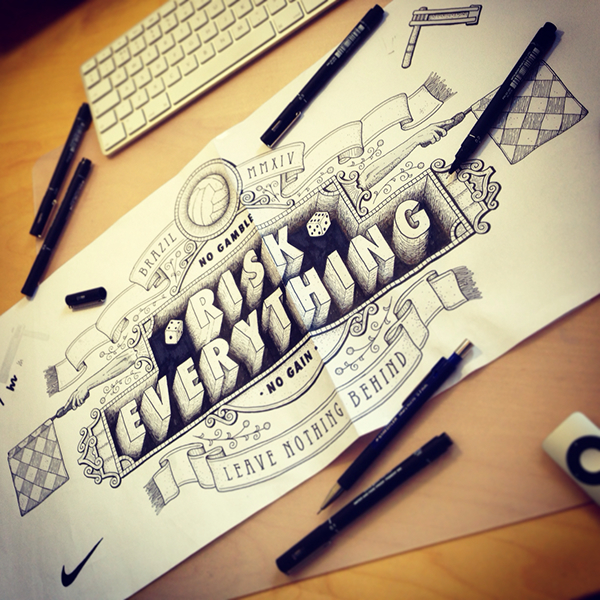 Creative Hand Lettering Design by Tobias Hall