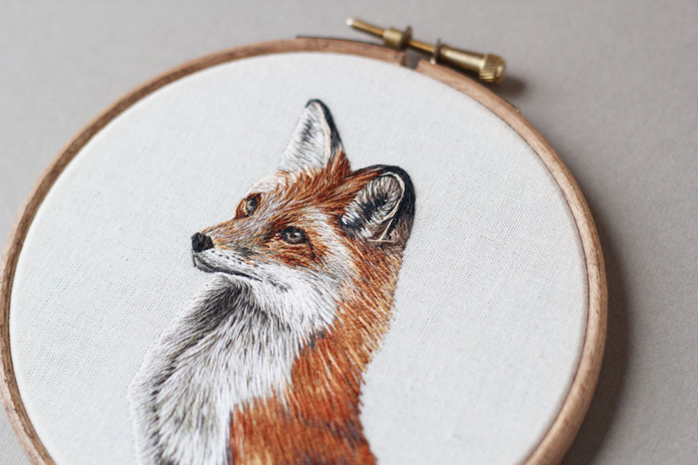 Gorgeous Embroidered Of Animals By Emillie Ferris 04