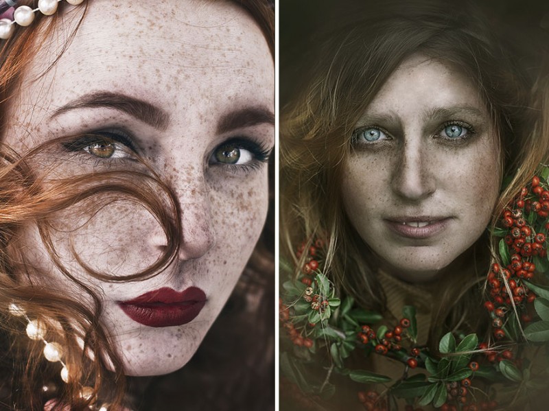 Beauty Portrait of Freckles by Martina Špoljarić Pracaić