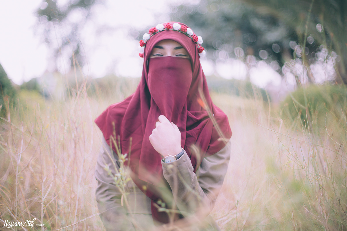 Beautiful Photoshoot Muslim Girl in Niqab