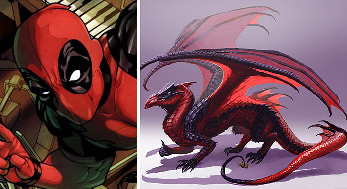 Redesign Popular Marvel Comics Characters As Dragons
