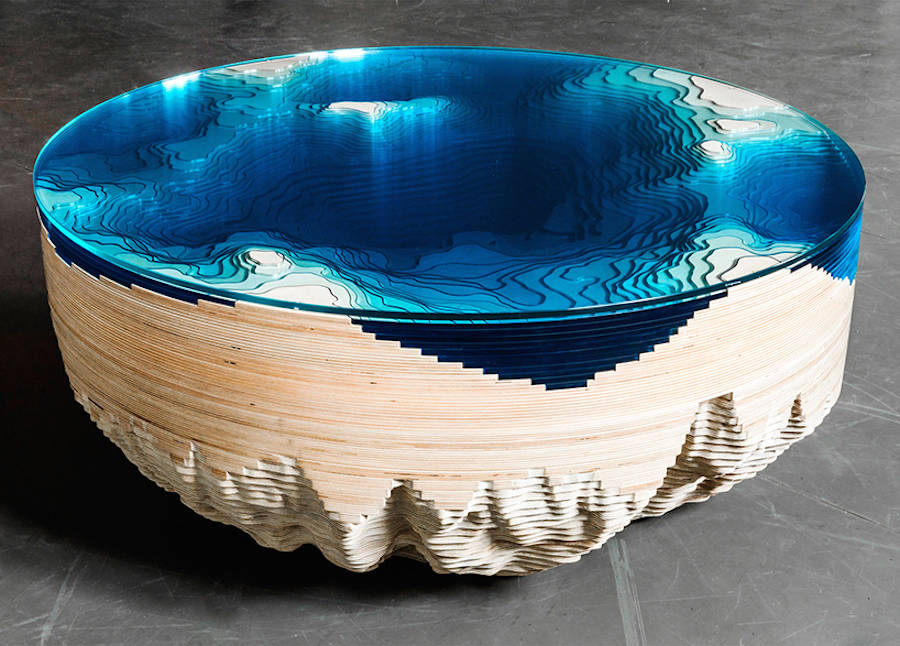 Abyss Horizon: The Unique Ocean Inspired Coffee Table